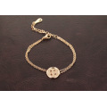 Delicate Jewelry Charm Fastener Womens Gold Bracelets